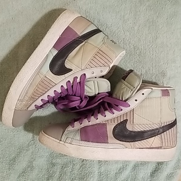 <NIKE> Patchwork Blazer High Top Sneakers - Picture 8 of 8